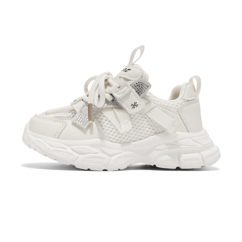 

Детские дышащие повседневные кроссовки с амортизацией и износостойкой подошвой YUZHAOLIN, бежевый