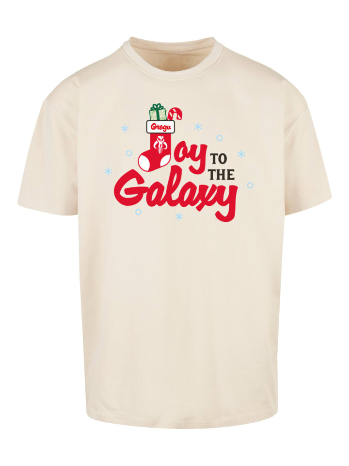 

Футболка F4NT4STIC Heavy Oversize T-Shirt Star Wars Joy to the Galaxy XMAS, песочный