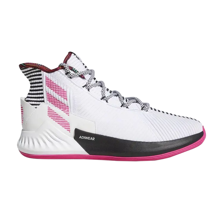

Кроссовки Adidas D Rose 9 'Pink', розовый, Розовый;белый, Кроссовки Adidas D Rose 9 'Pink', розовый