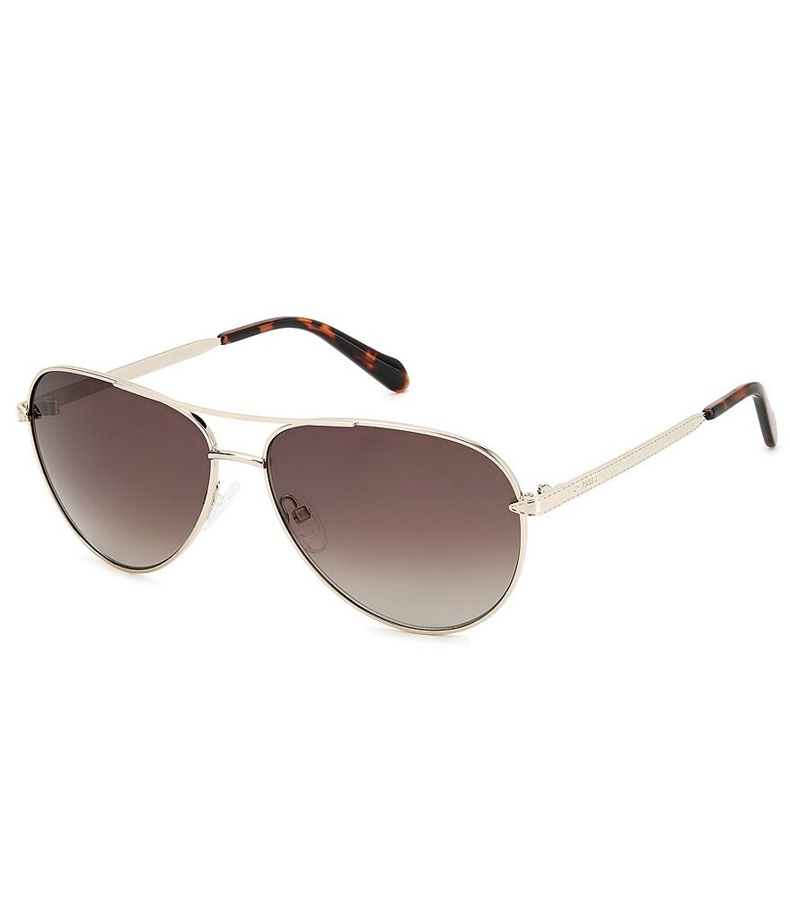 

Женские солнцезащитные очки-авиаторы Fossil FOS3141GS, золотой