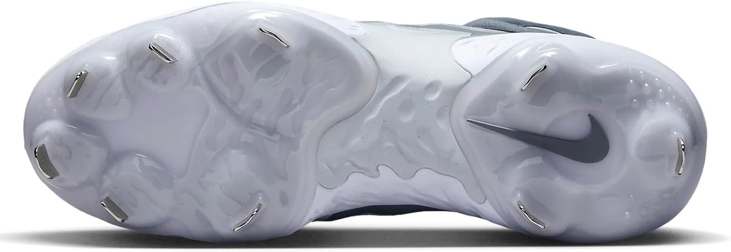 Бейсбольные бутсы Elite 4 Mid Metal от Nike - Alpha Huarache, Wolf Grey/Cool Grey/Pure Platinum/White — фото 2