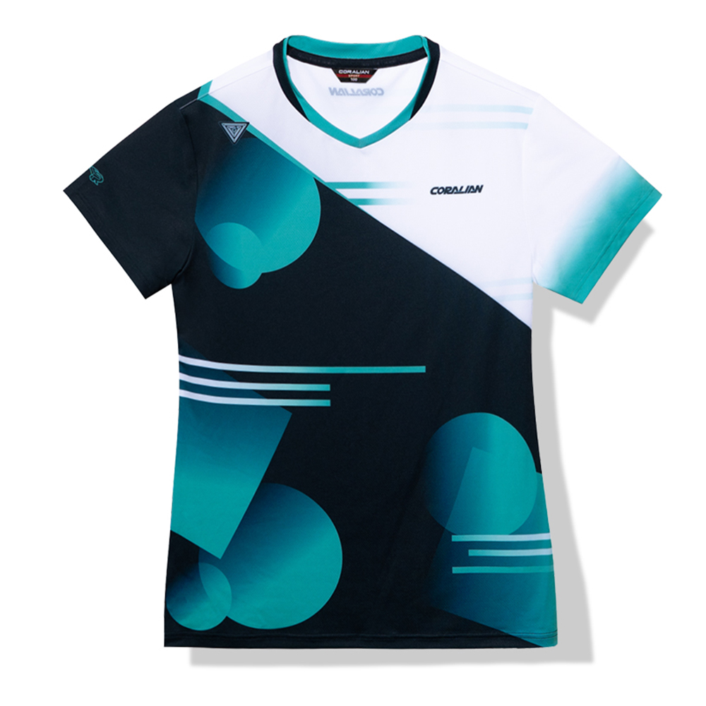 

CORALIAN Мужская синяя футболка для бадминтона