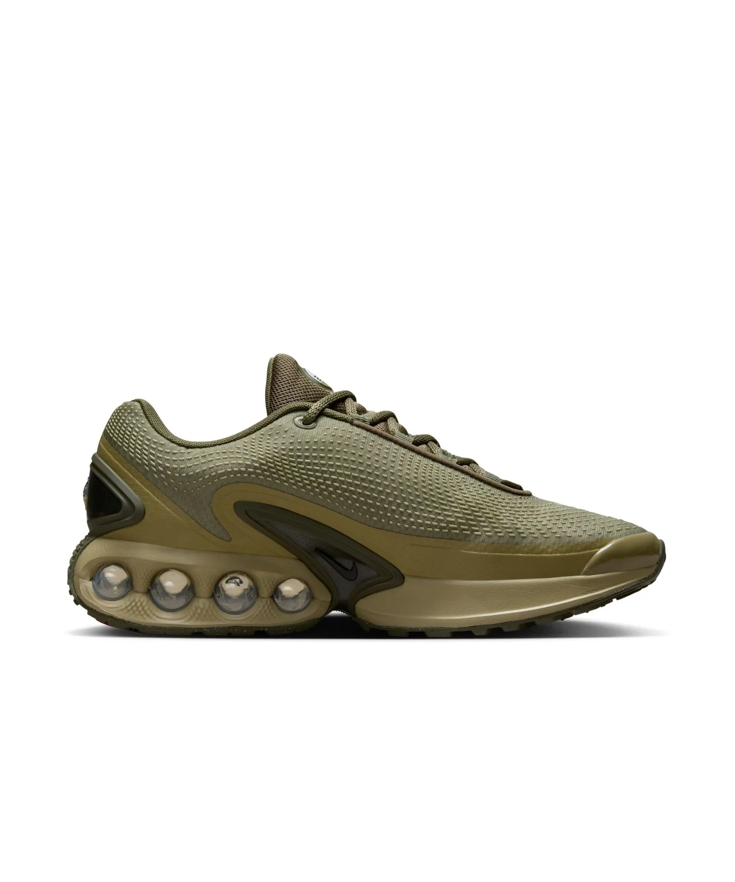 Мужские кроссовки Nike AIR MAX DN оливковые с динамической системой AIR — фото 3