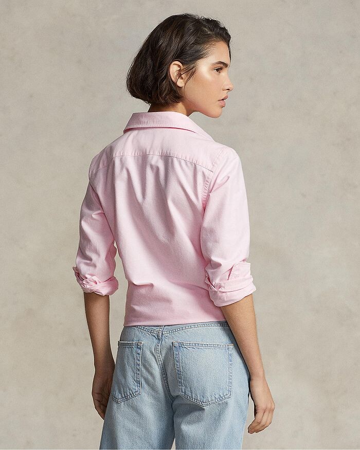 Оксфордская рубашка классического кроя Polo Ralph Lauren, розовый — фото 2