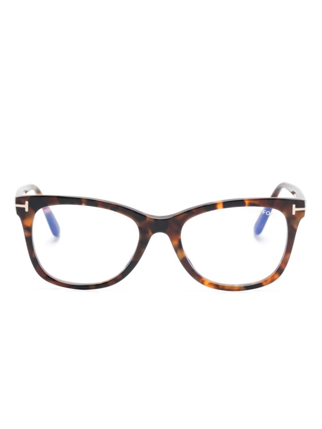 

TOM FORD Eyewear очки в круглой оправе, коричневый