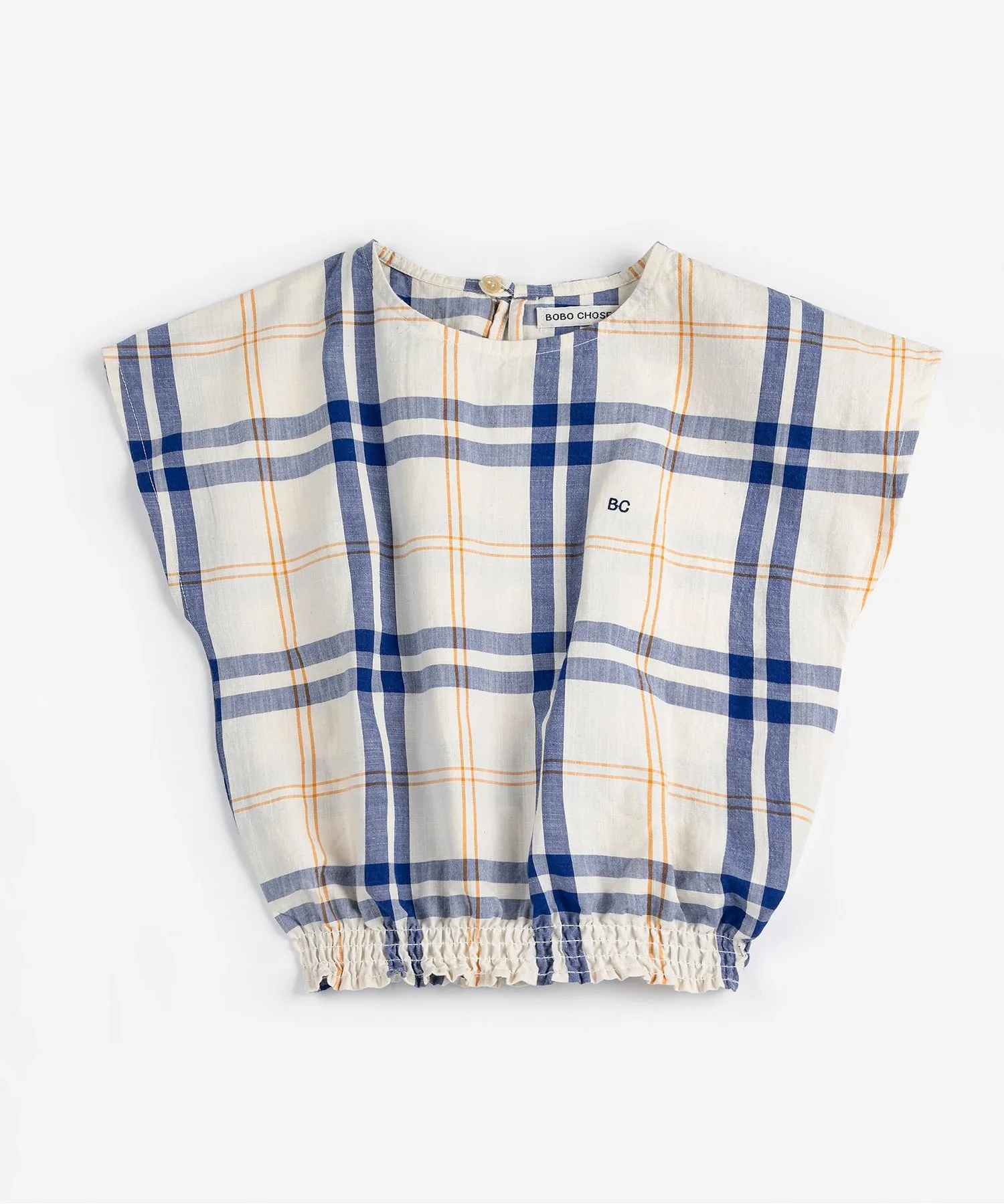 Детская блузка BOBO CHOSES Fun Tartan Short Sleeve Blouse