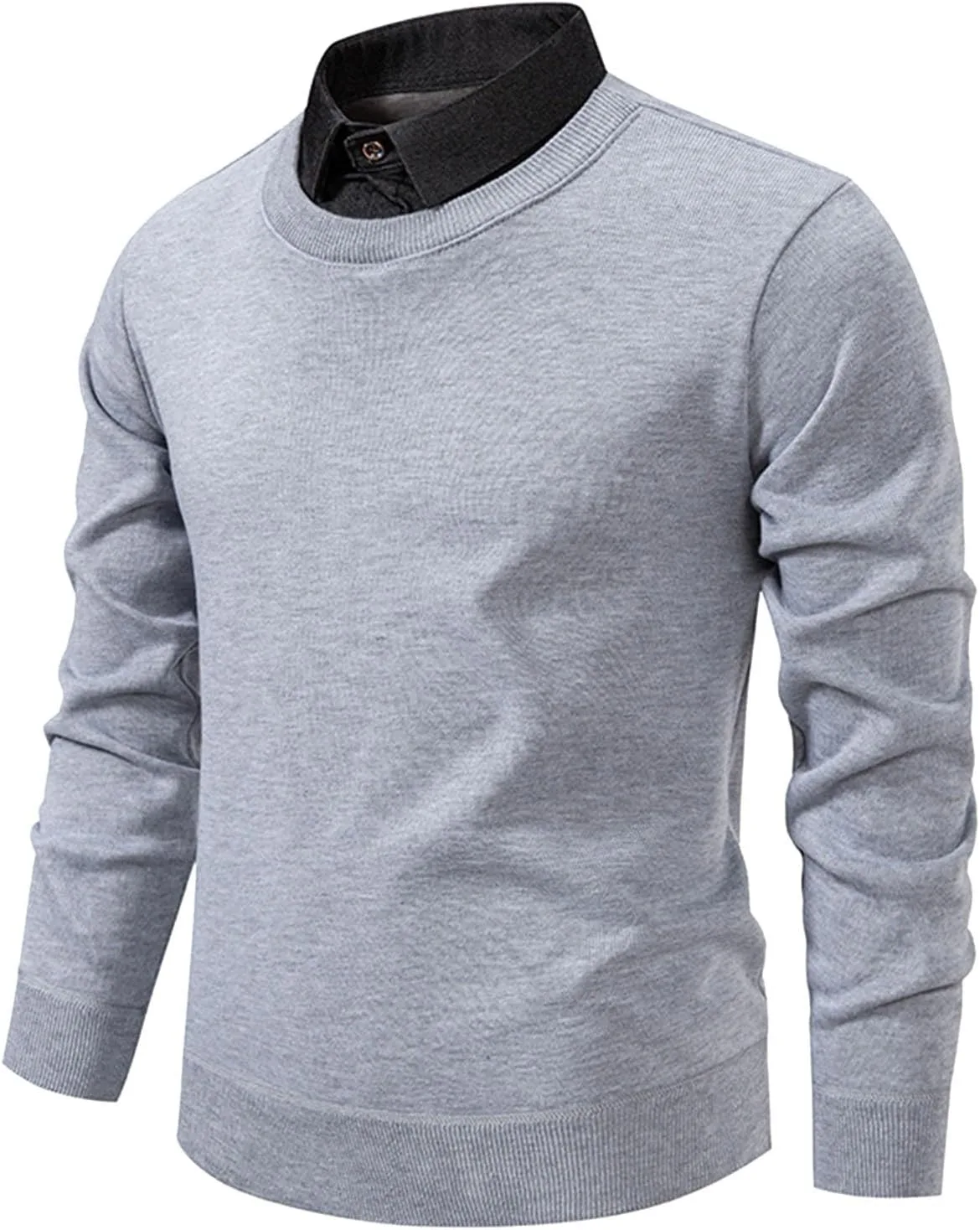 

Свитер мужской классический теплый вязаный