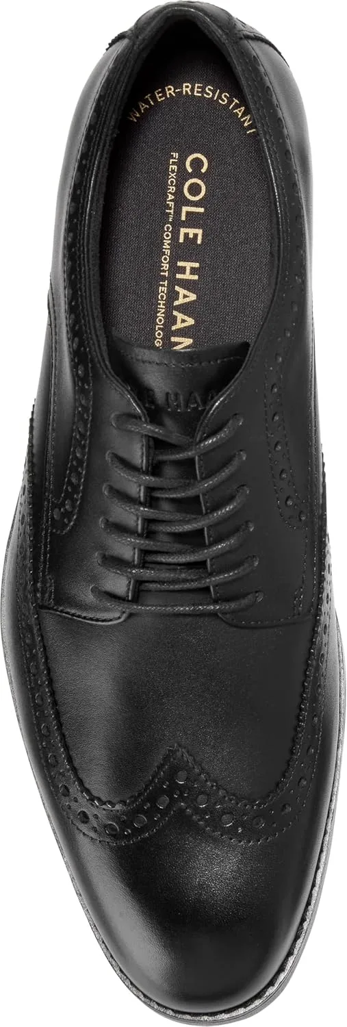 Мужские оксфорды Cole Haan Harmon Grand Wingtip, черный — фото 3