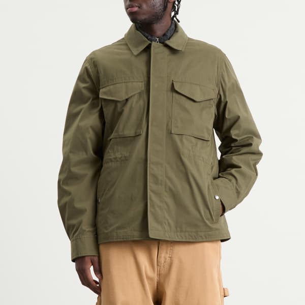 Рубашка-куртка Roquille из ворсистого хлопка Moncler, зеленый — фото 2