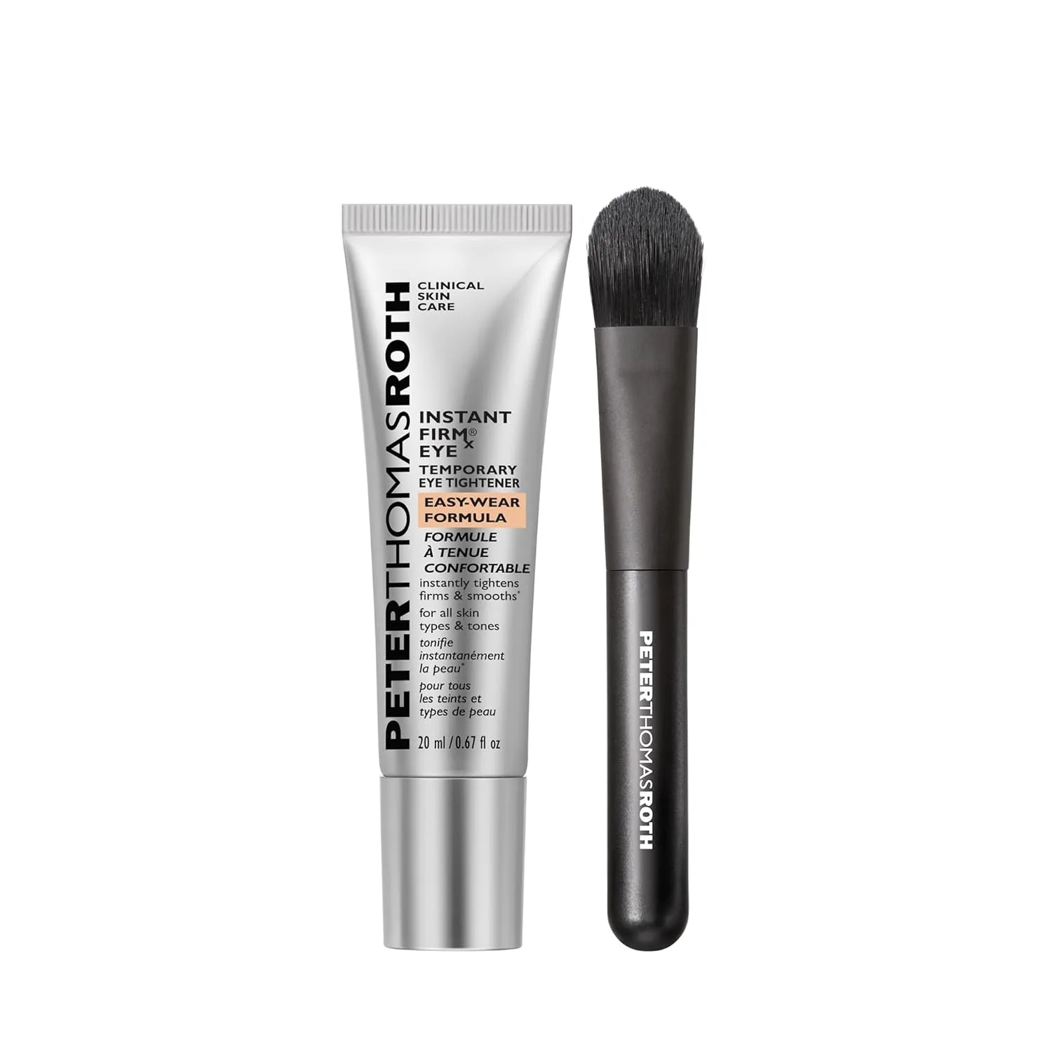 Peter Thomas Roth | Instant FIRMx Eye Temporary Eye Tightener - средство для мгновенного подтягивания кожи вокруг глаз, формула, удобная в использовании | Для уменьшения мешков и морщин под глазами, Sheer Tint