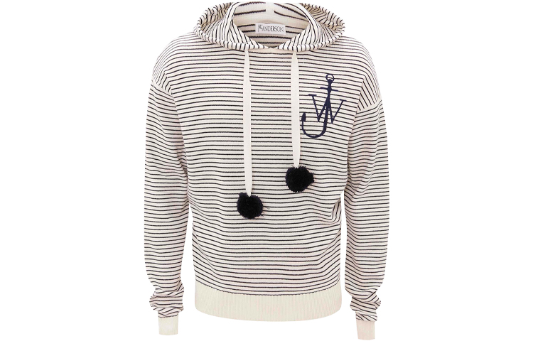 

Свитер мужской серый белый JW Anderson