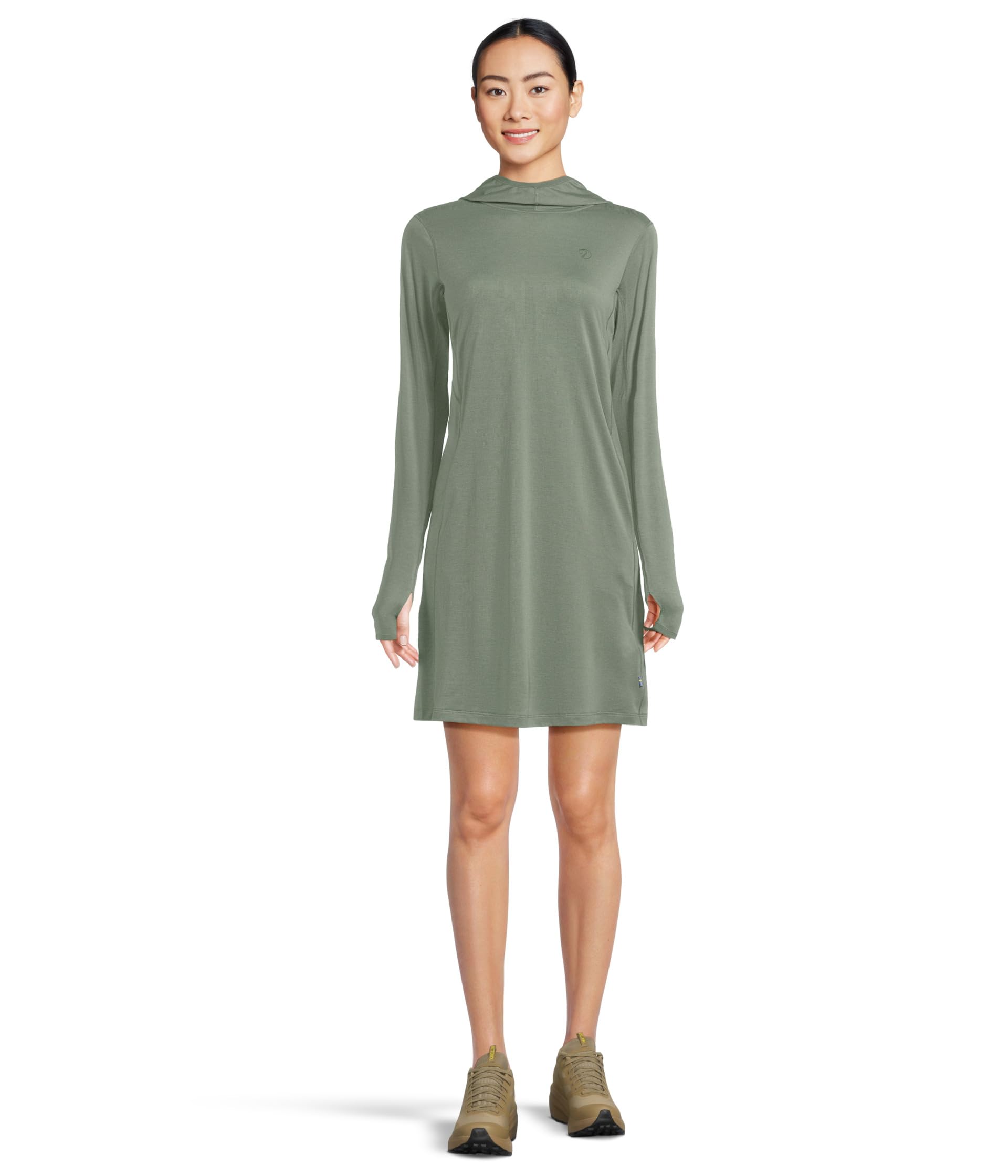 

Платье Fjällräven Abisko Sun-hoodie Dress W, цвет Patina Green
