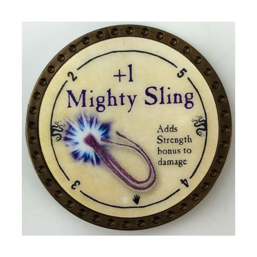 

+1 Могучая праща, True Dungeon Tokens
