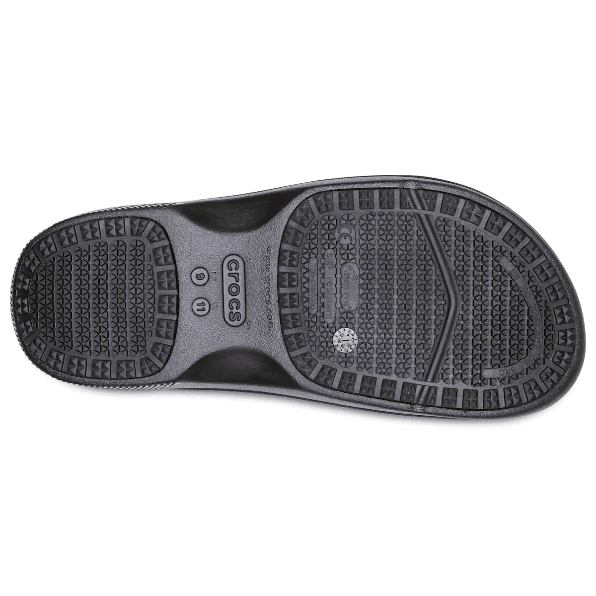 Crocs On The Clock Work SlipOn Crocs PFD, черный — фото 4