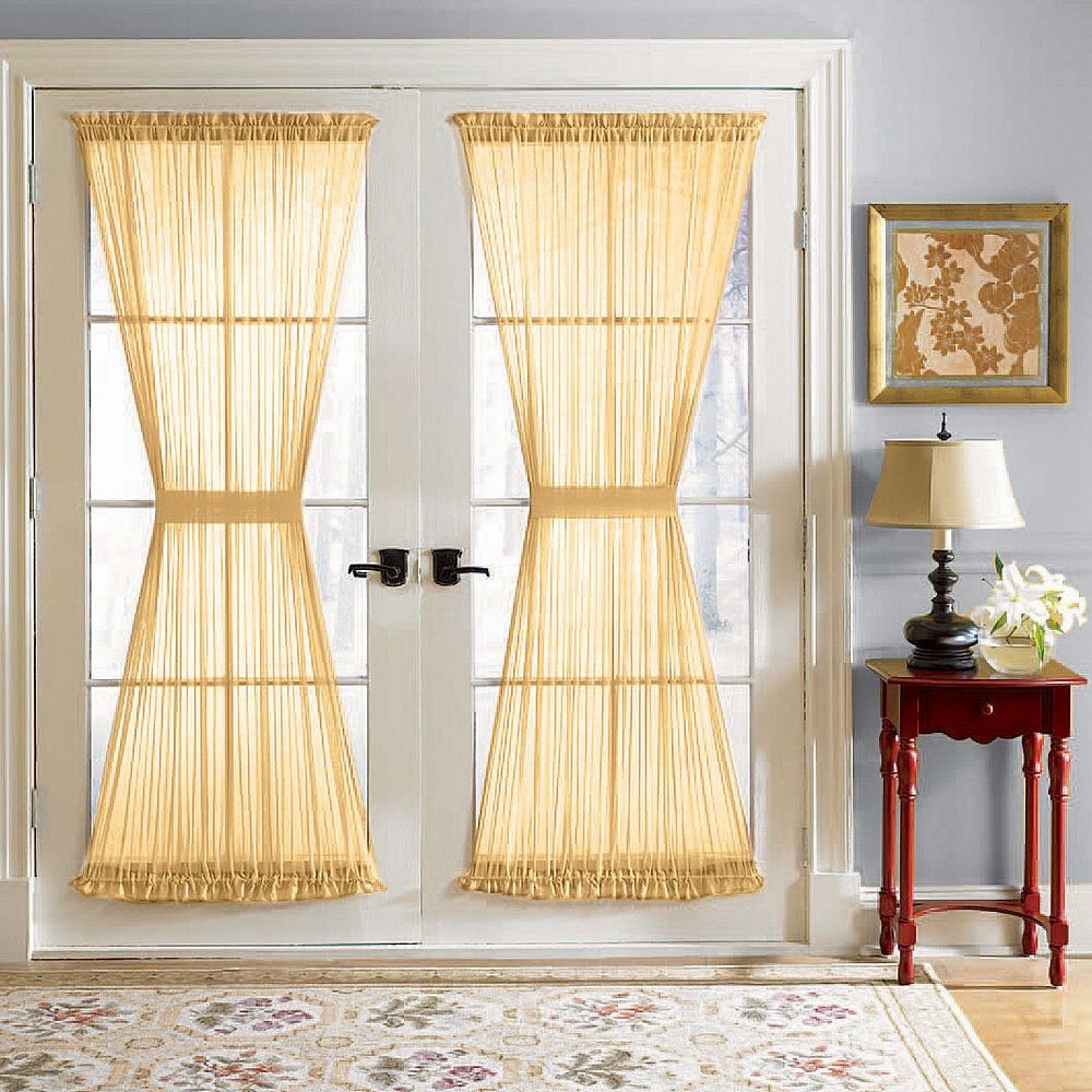 

Brylanehome Bh Studio Дверная панель из прозрачной вуали с подхватами BrylaneHome, цвет Daffodil