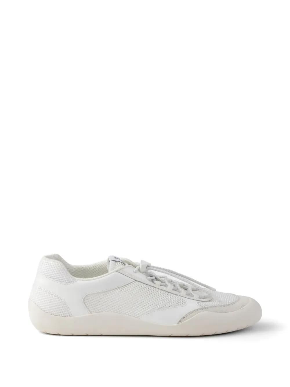 Лакированные кроссовки Speedrock Prada, белый