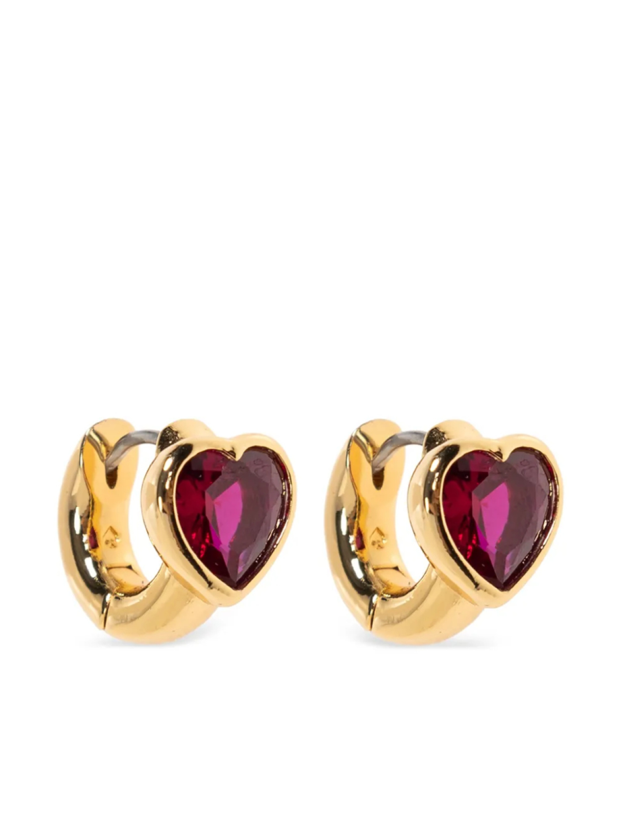 

Серьги-кольца Kate Spade с сердечками, золотой