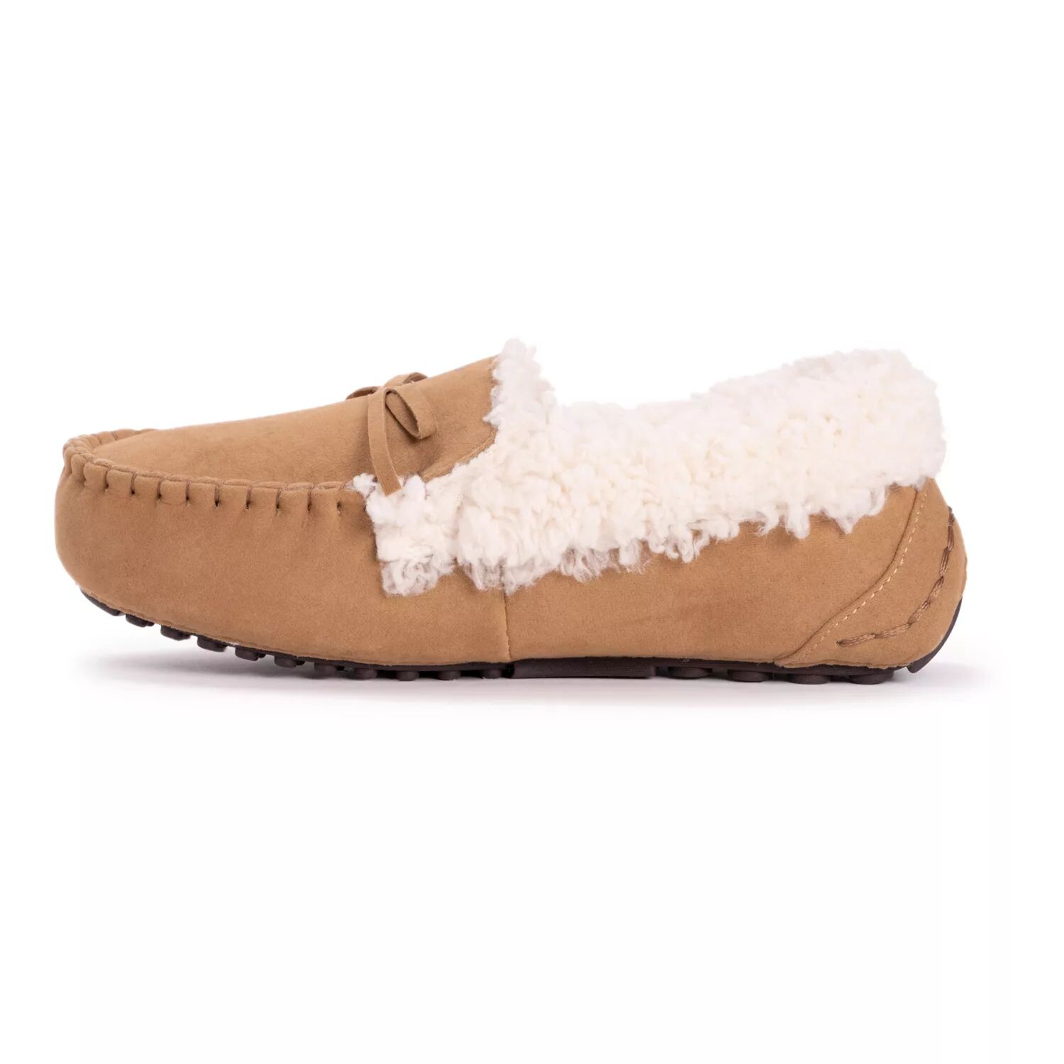 MUK LUKS Jaylah Женские тапочки-мокасины MUK LUKS, коричневый — фото 2