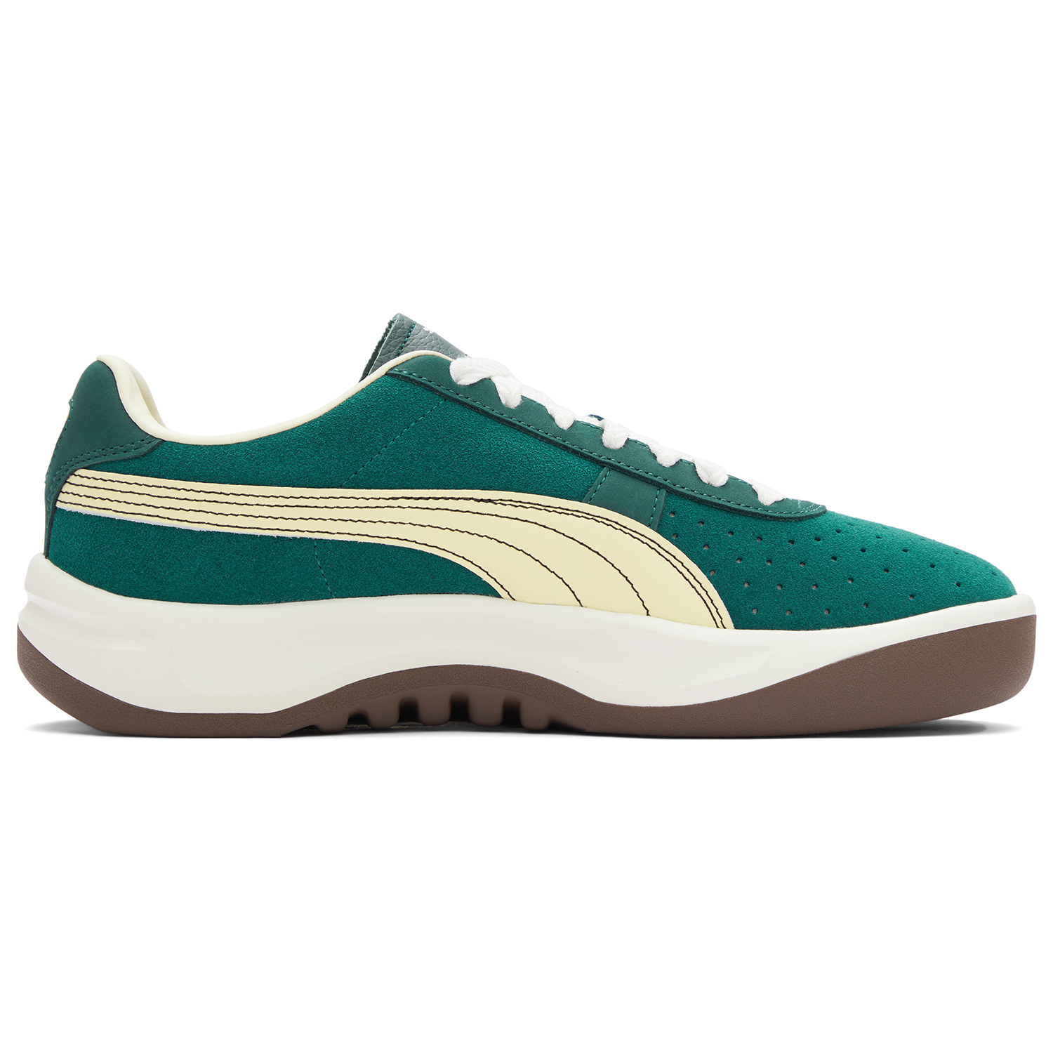GV Special Low Top Скейтборд кроссовки Мужские Белый Зеленый PUMA — фото 2