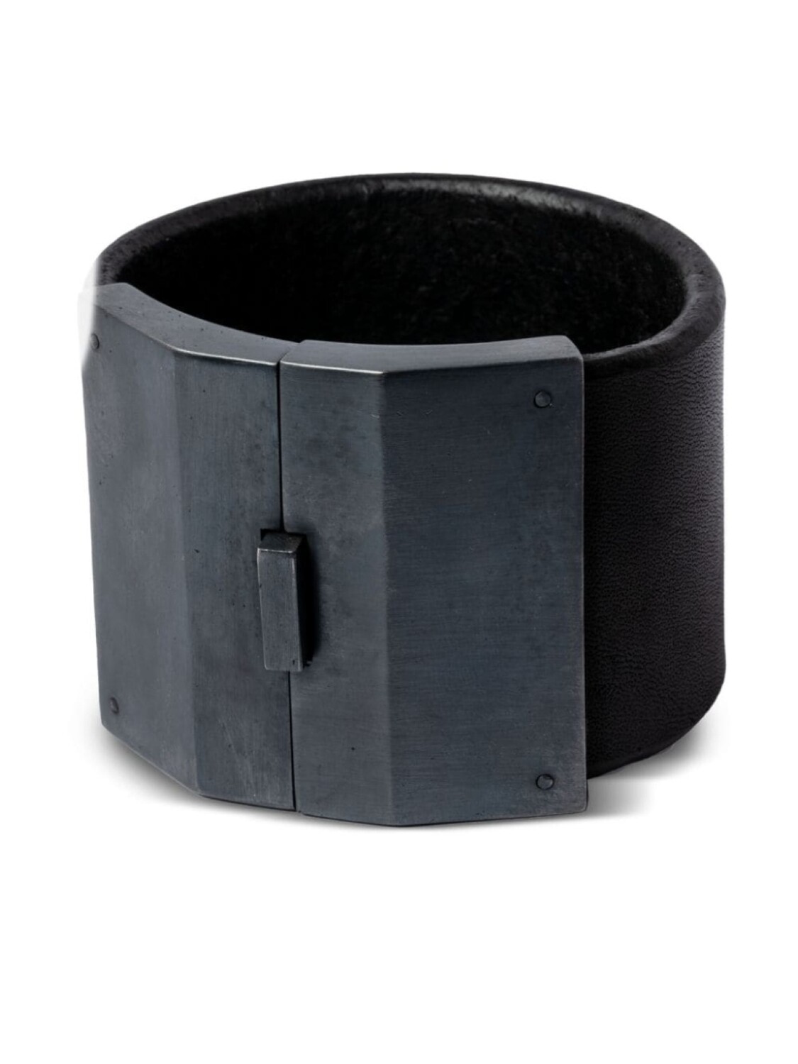 

Кожаный браслет Box Lock Parts of Four, черный