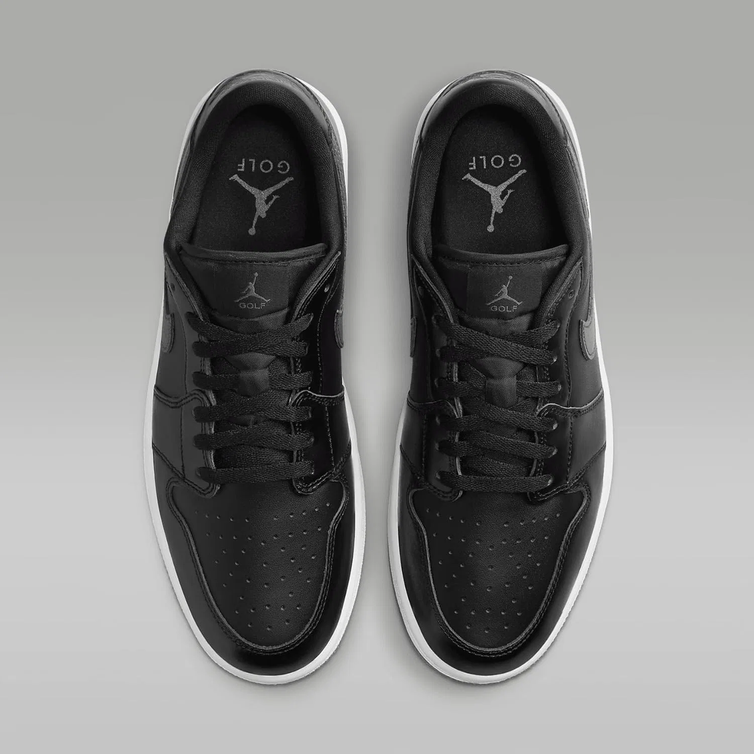 Nike Кроссовки для гольфа Air Jordan 1 Low G (DD9315-006, Wolf Grey/White/Gum Medium Brown/Iron Grey) — фото 4