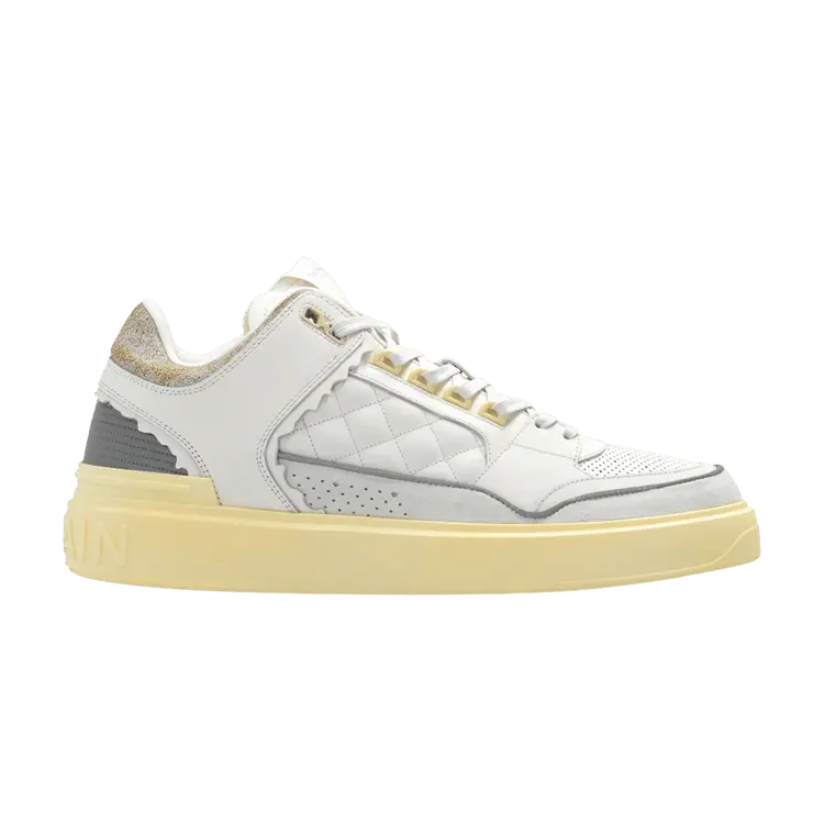 

Кроссовки Balmain B-Court Panelled Distressed - White, белый