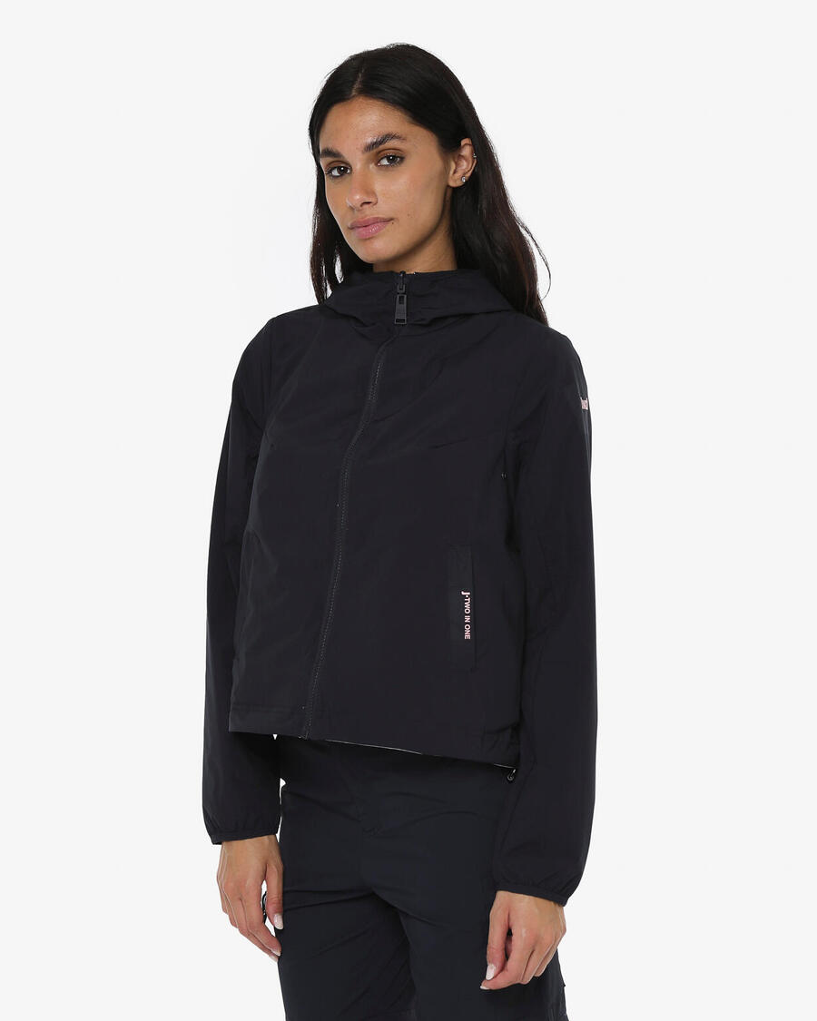 

JAKED Синтетическая спортивная куртка темно-синего и розового цвета для женщин