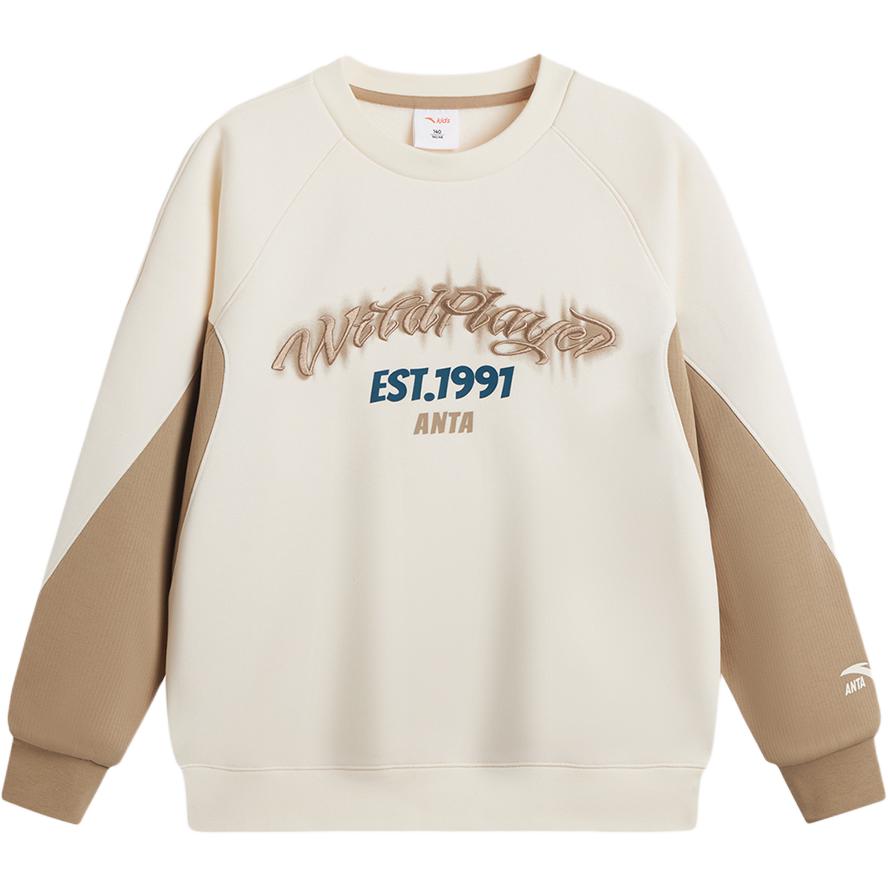 

Свитшот унисекс с круглым вырезом, средней толщины Anta, beyond белый-2