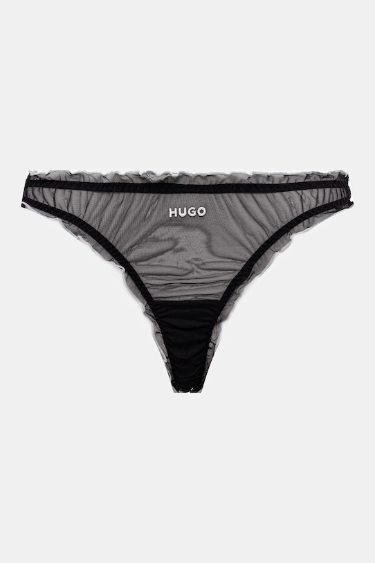 

3 пары стрингов Hugo, черный