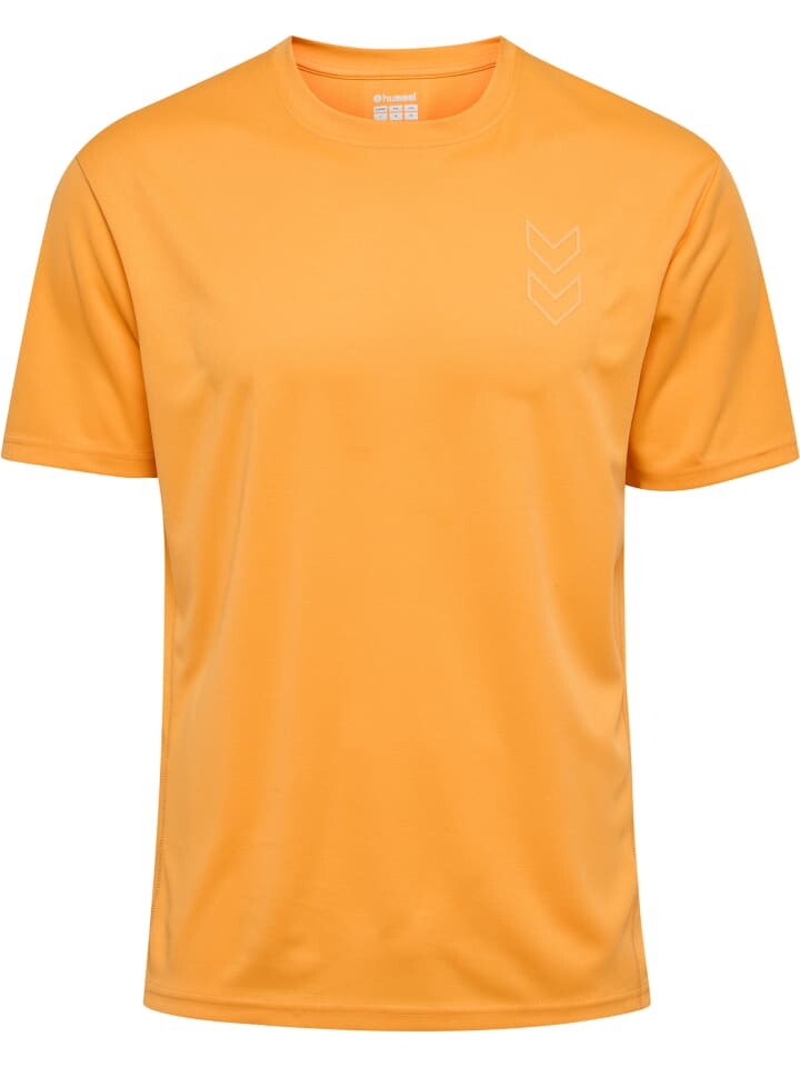 

Функциональная рубашка Hummel T-Shirt S/S Hmlactive Multisport Herren, цвет BLAZING ORANGE