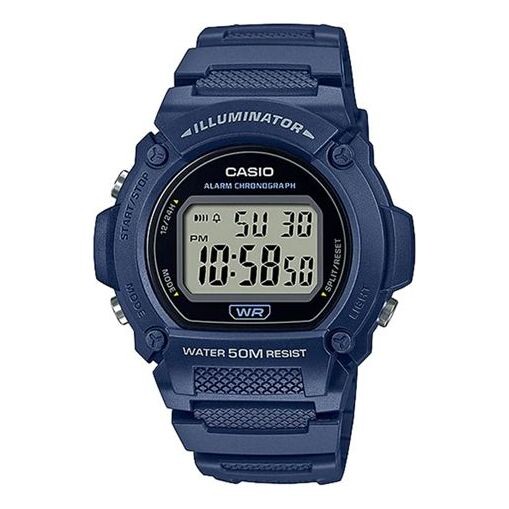 

Часы CASIO Sports Quartz Waterproof Mens Blue Digital, синий