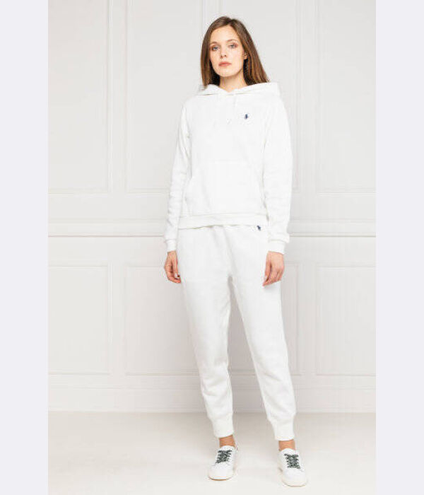 Толстовка женская Polo Ralph Lauren с логотипом, белый — фото 2