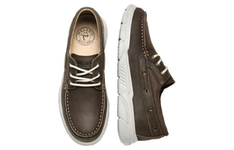 MELLEN Men's Casual Shoes Men's Low Top Brown/Black/Blue — фото 4