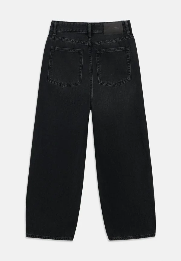 Джинсы osjcarl свободного кроя с шаровидным верхом Only & Sons Junior, Washed Black — фото 2