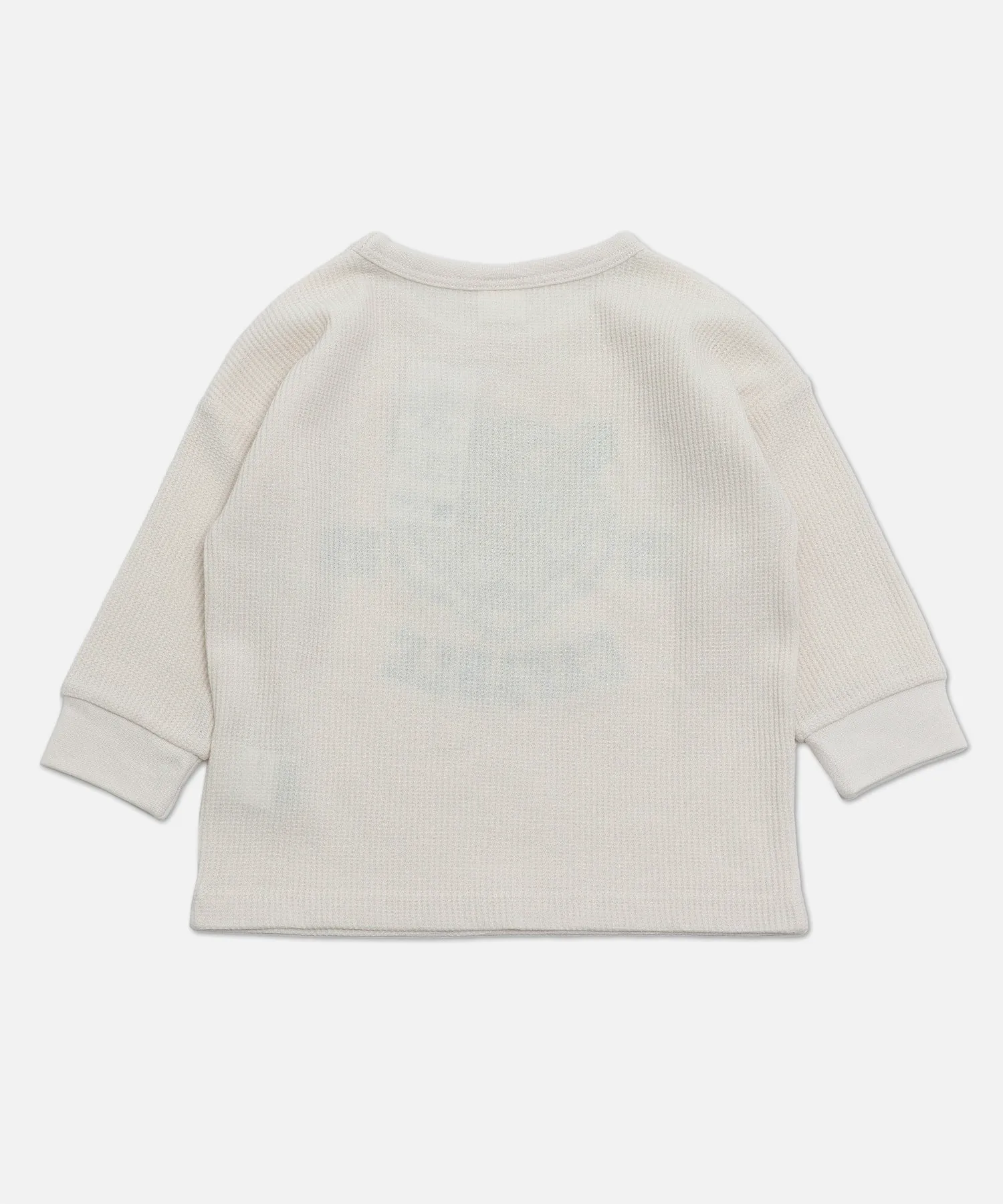 Футболка с длинными рукавами и вафельным принтом Chil2, A Tiger/Cream — фото 3
