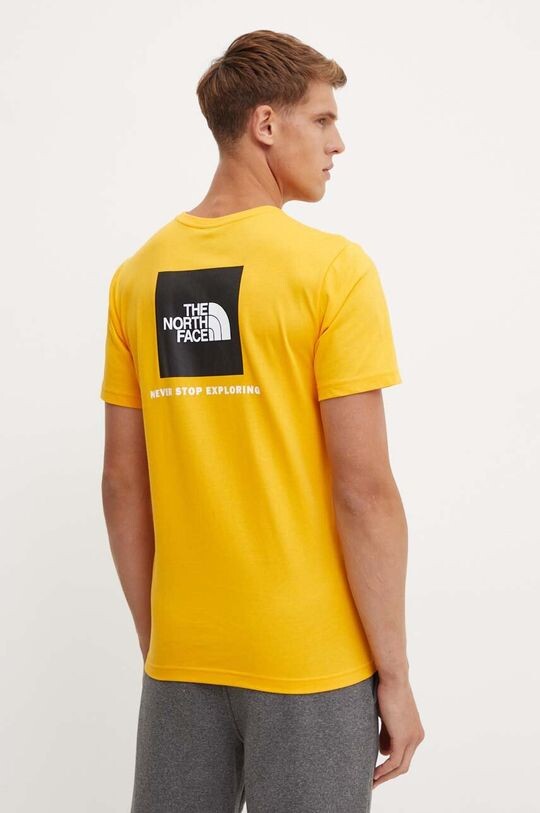 

Хлопковая футболка Redbox (размер S/S) The North Face, желтый