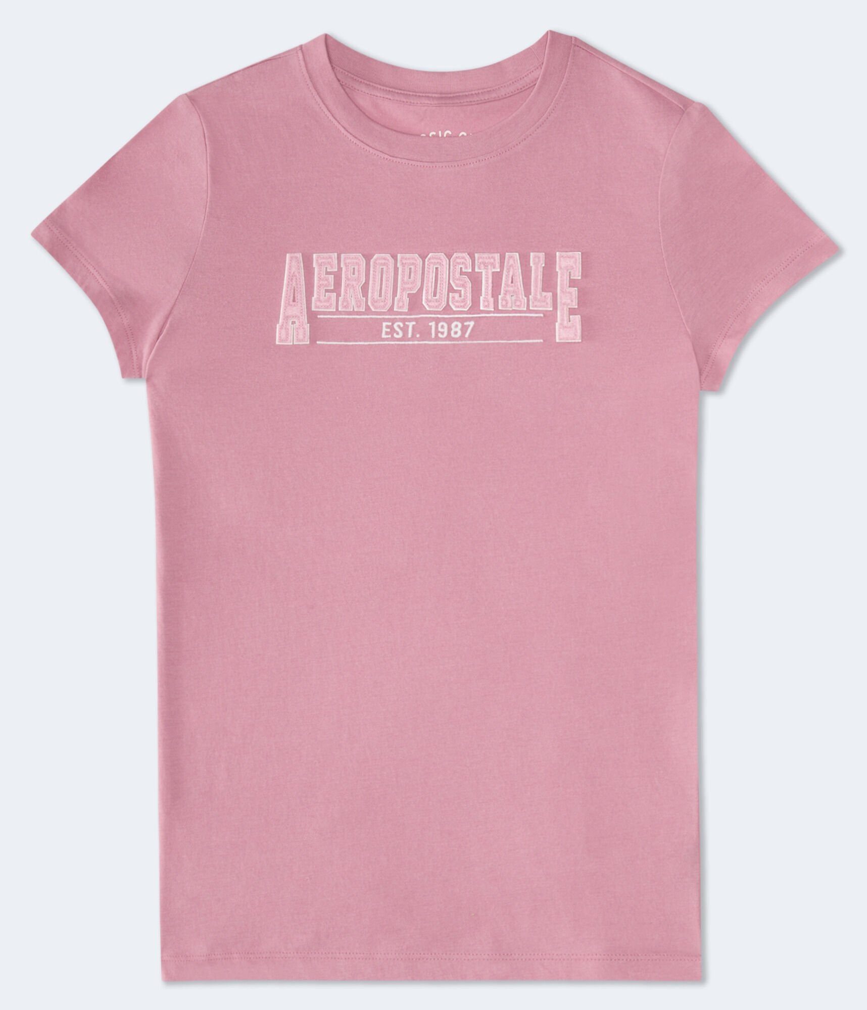 

Футболка Aeropostale 1987 с графической аппликацией, цвет pink 963