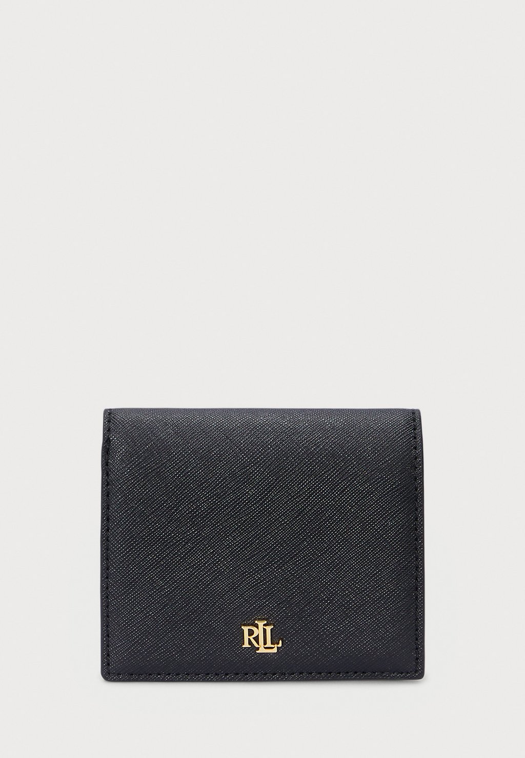 

Кошелек CROSSHATCH LEATHER COMPACT WALLET Lauren Ralph Lauren, черный