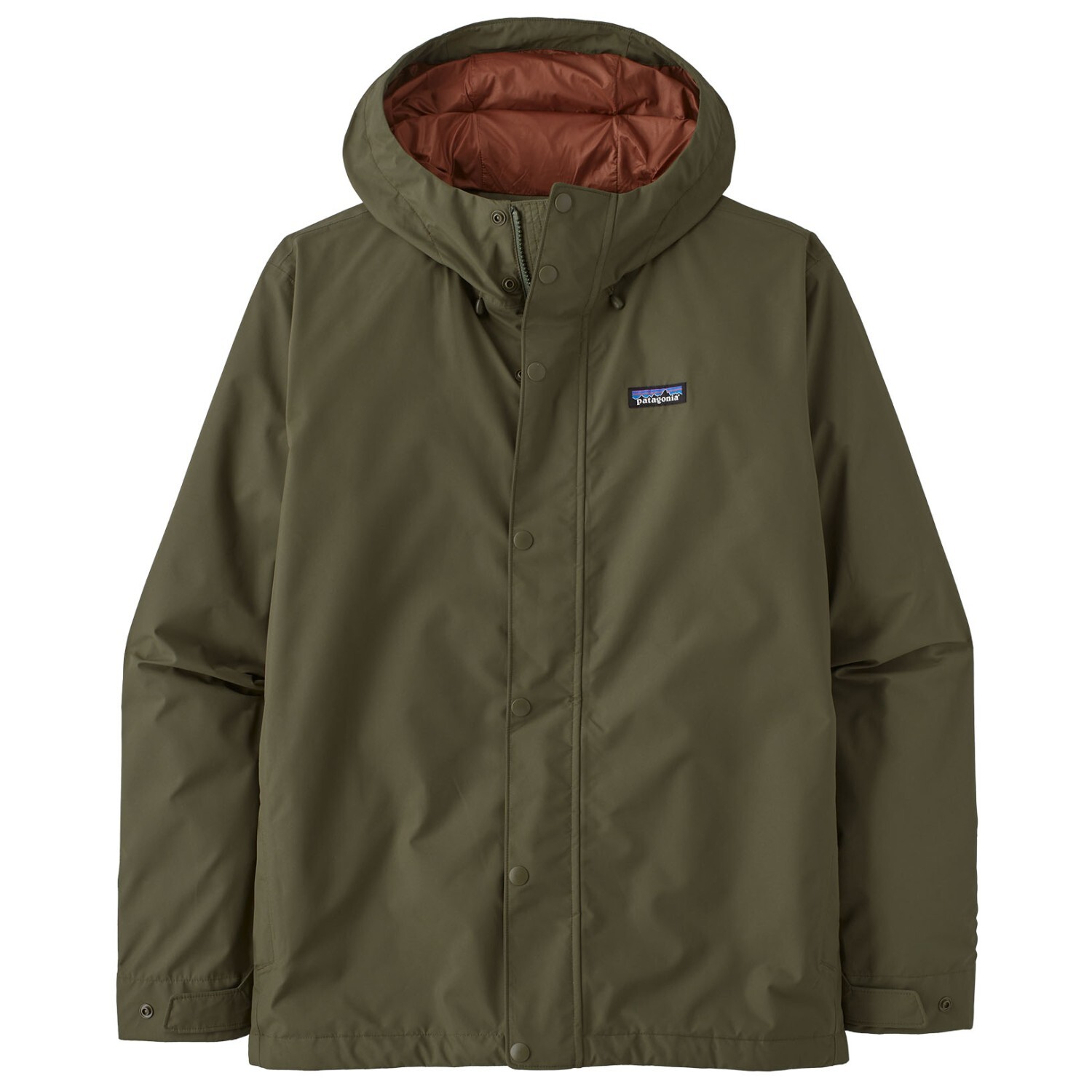

Дождевик Patagonia Jackson Glacier Rain, цвет Basin Green