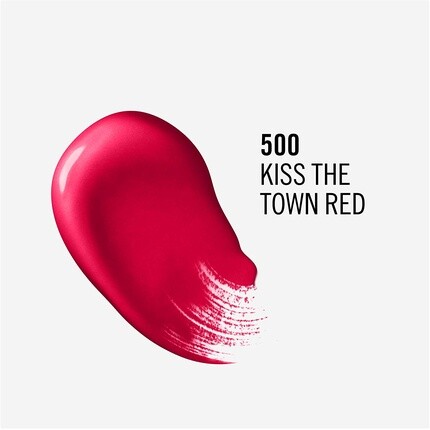 Rimmel Lasting Provocalips Жидкая губная помада -500 Kiss The Town Red, Max Factor — фото 2