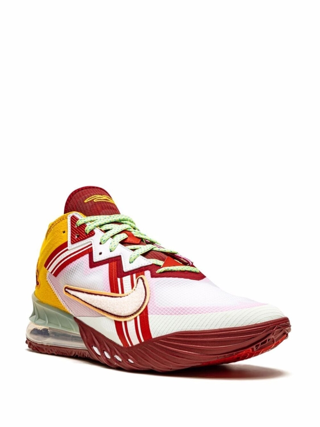 Кроссовки LeBron 18 Low Higher Learning из коллаборации с Mimi Plange Nike, белый — фото 2