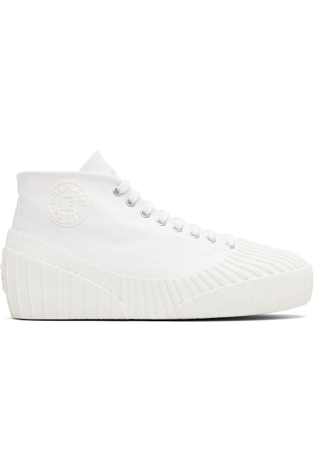 

Низкие парусиновые кеды Riff Balmain, белый