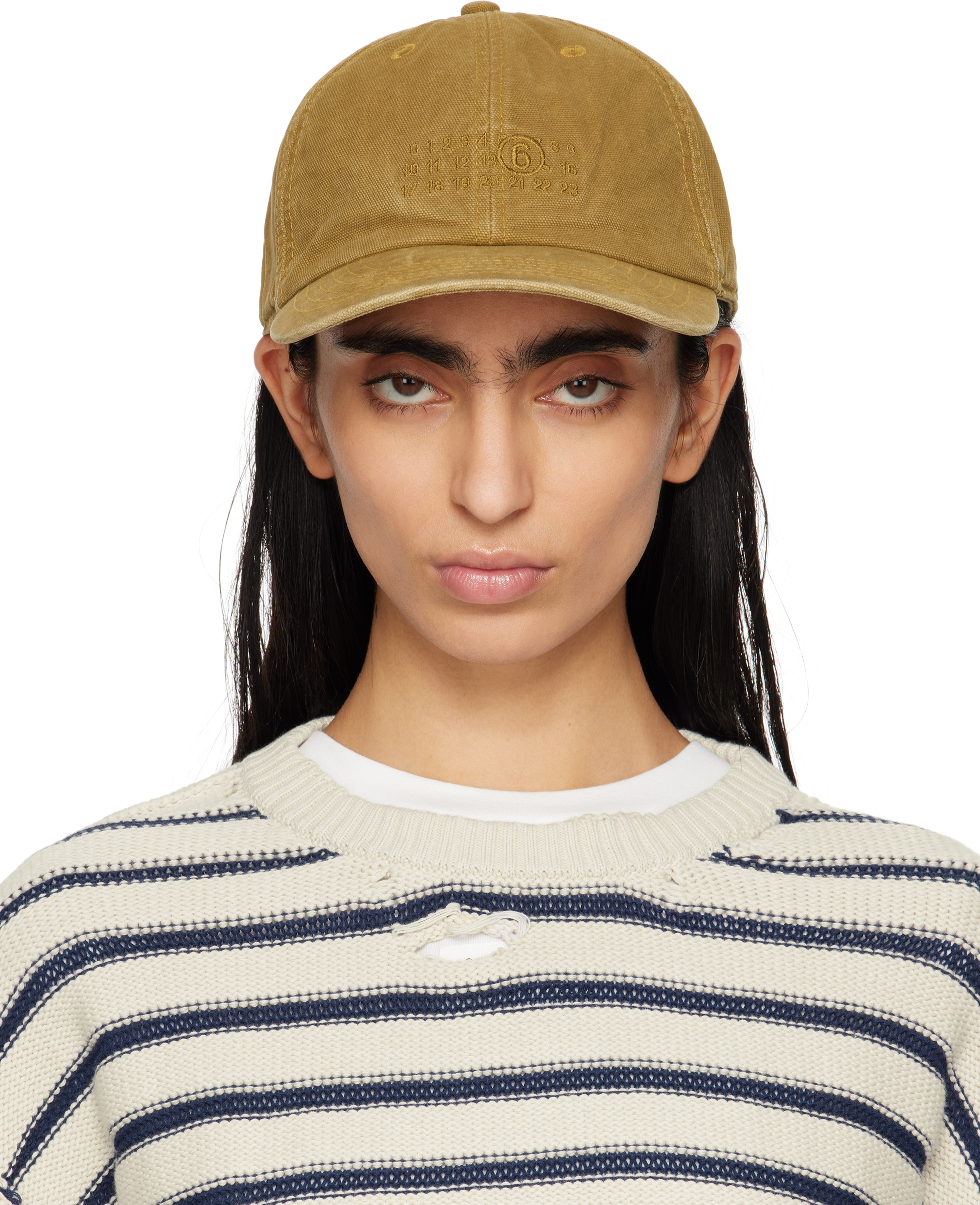

Бейсболка цвета загара MM6 Maison Margiela, Tobacco