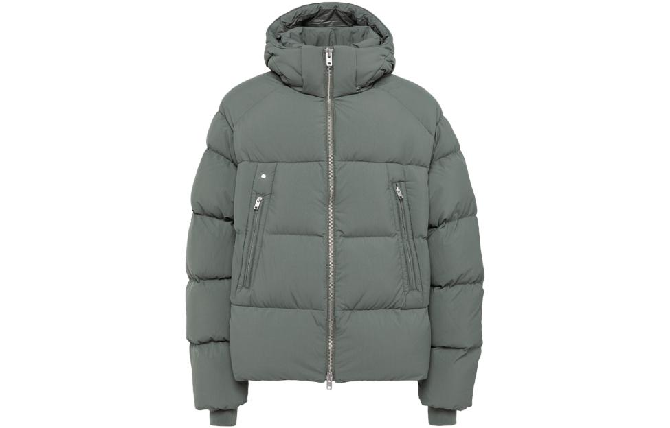 

Y-3 Стеганая куртка с капюшоном, Sage Green