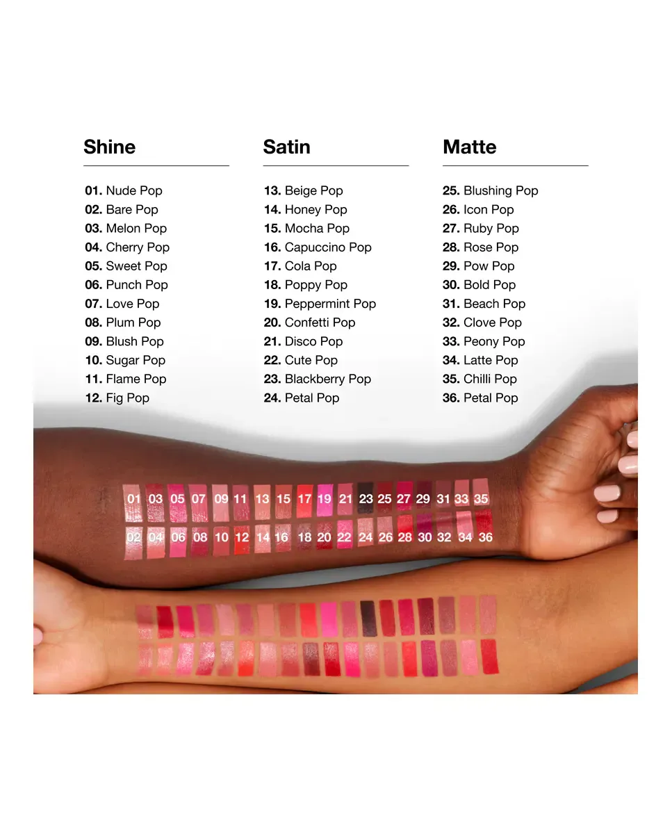 Долговечная губная помада Pop longwear shine Clinique, Sugar Pop — фото 4