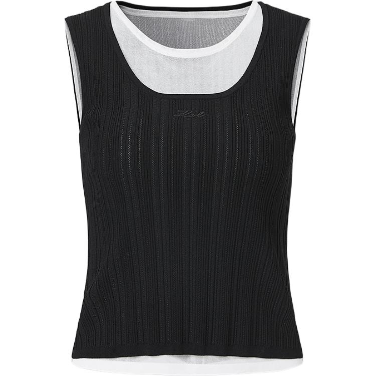 

Футболка KARL LAGERFELD SS25 женская KARL LAGERFELD / Karl Lagerfeld Jeans, черный