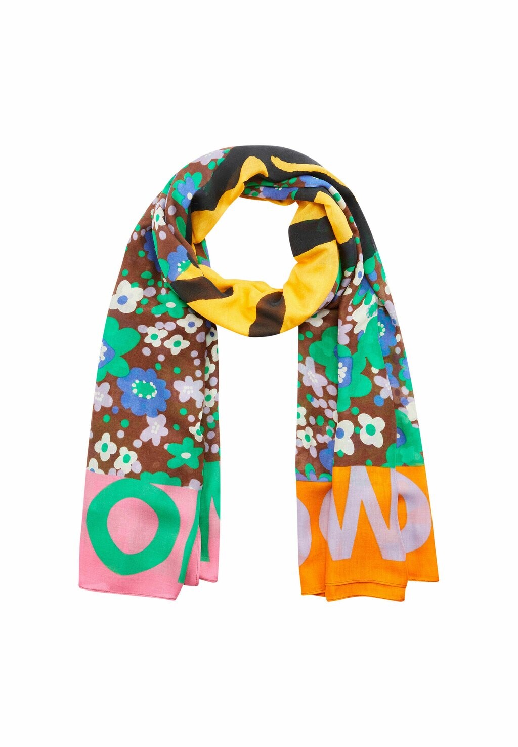 

Шарф PEANUTS MIT PLAKATIVEM WOODSTOCK-PRINT Codello, желтый
