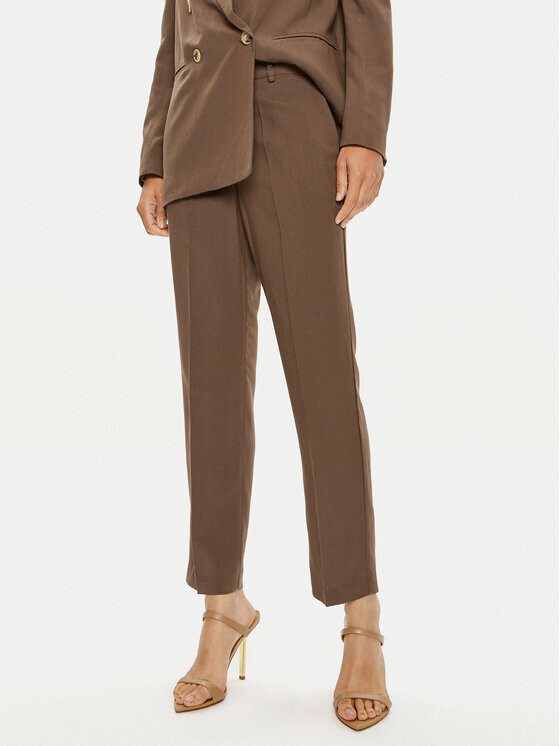 

Брюки из ткани regular fit Vicolo, коричневый