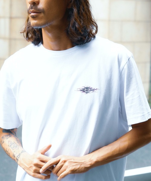 

Мужская футболка с коротким рукавом и принтом на спине Billabong, белый