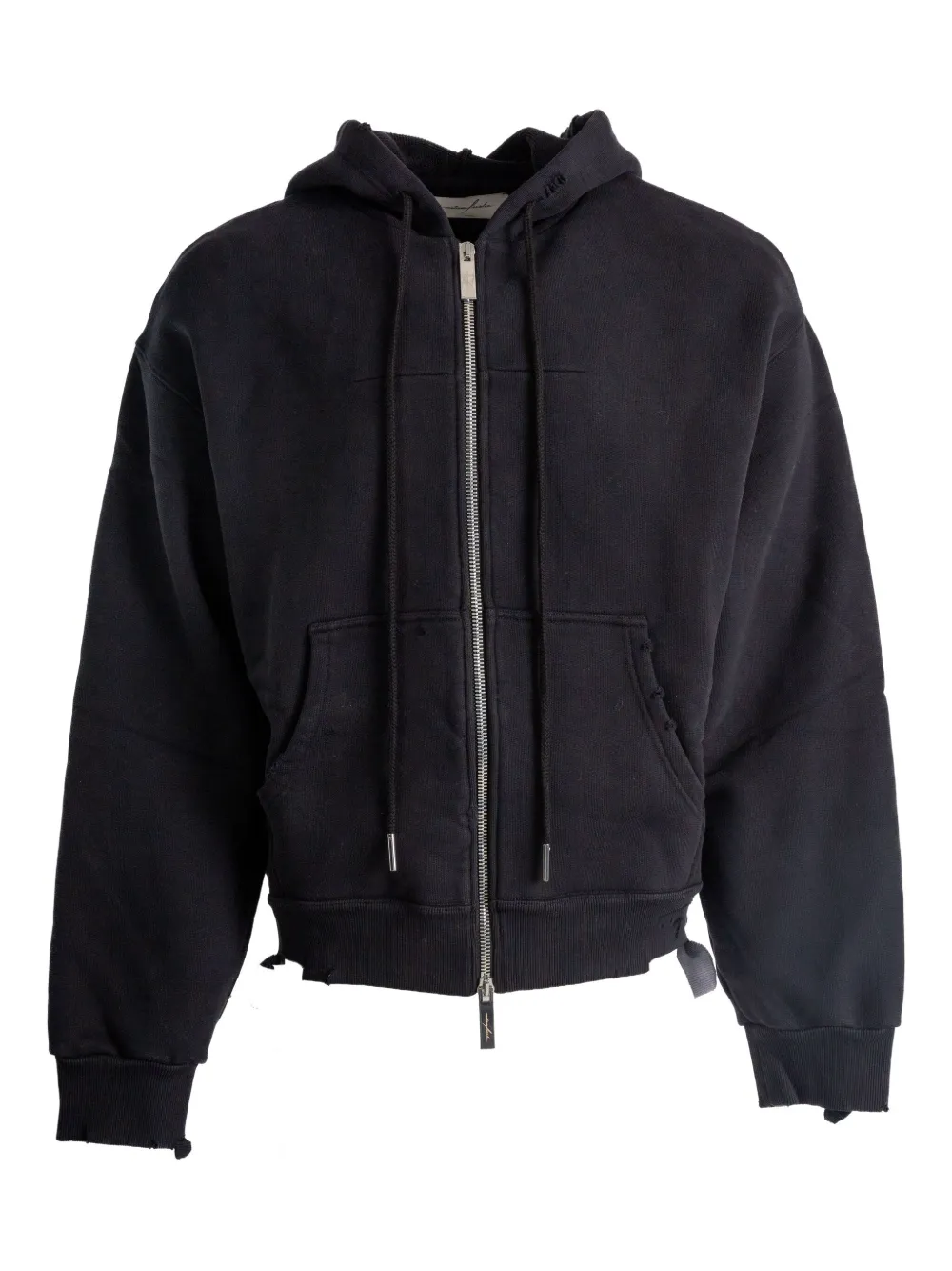 

Толстовка на молнии с капюшоном Matières Fécales, черный